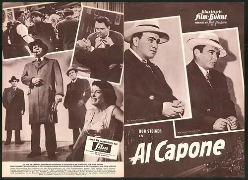 Filmprogramm IFB Nr. 4944, Al Capone, Rod Steiger, Fay Spain, Regie: Richard Wilson