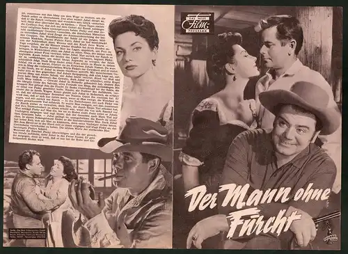 Filmprogramm DNF, Der Mann ohne Furcht, Glenn Ford, Ernest Borgnine, Regie: Delmer Daves