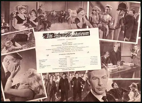 Filmprogramm DNF, Das schwarze Museum, Michael Gough, June Cummingham, Regie: Arthur Crabtree