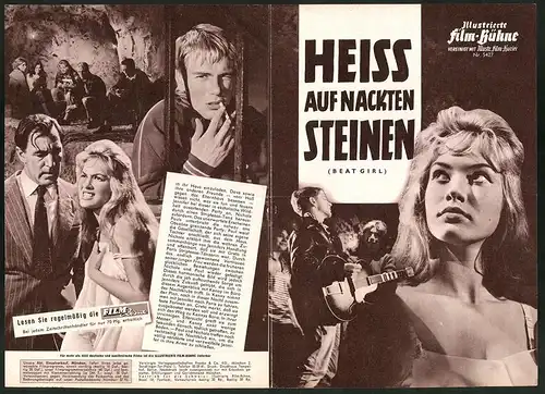 Filmprogramm IFB Nr. 5427, Heiss auf nackten Steinen, David Farrar, Noele Adam, Regie: Edmond T. Greville