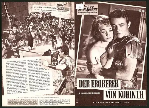 Filmprogramm IFB Nr. 6157, Der Eroberer von Korinth, Jacques Sernas, Genevieve Grad, Regie: Mario Costa