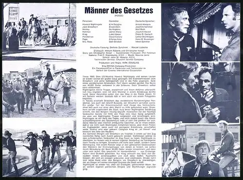 Filmprogramm DNF Nr. 6794, Männer des Gesetzes, Kirk Douglas, Bruce Dern, Regie: Kirk Douglas