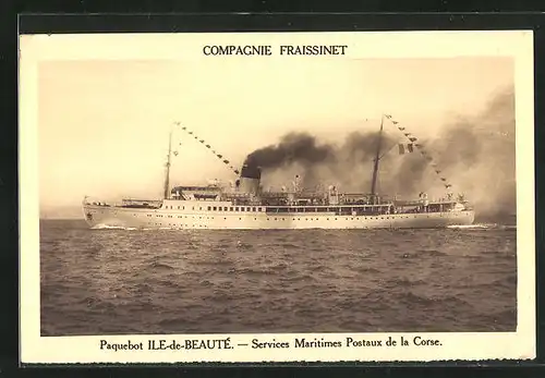 AK Passagierschiff Ile-de-Beauté, Compagnie Fraissinet
