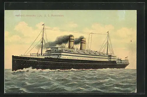 AK Passagierschiff SS Rotterdam, Holland-Amerika Lijn