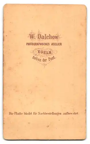 Fotografie W. Dalchow, Egeln, Portrait ältere Dame mit Haube