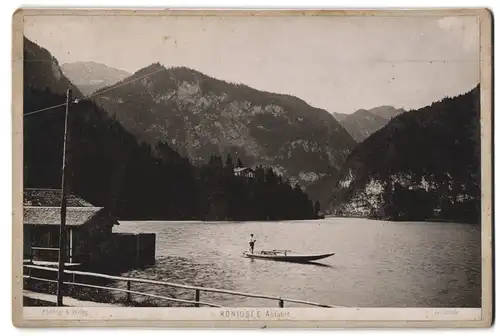 Fotografie Fernande, Wien, Ansicht Königssee, Seeblick Abfahrt