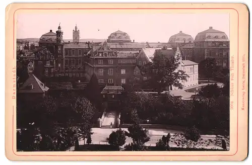 Fotografie Lautz, Darmstadt, Ansicht Darmstadt, Schloss vom Theater gesehen