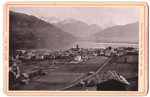 Fotografie Römmler & Jonas, Dresden, Ansicht Zell am See, Ortsansicht vom Calvarienberg