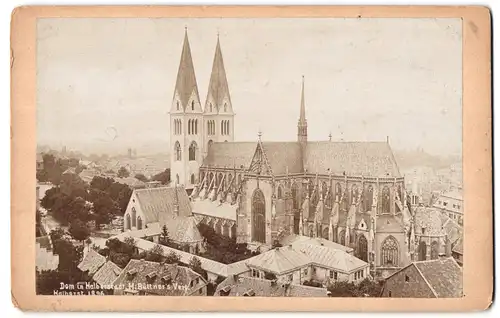 Fotografie H. Büttner, Halberstadt, Ansicht Halberstadt, Dom und umliegende Gebäude