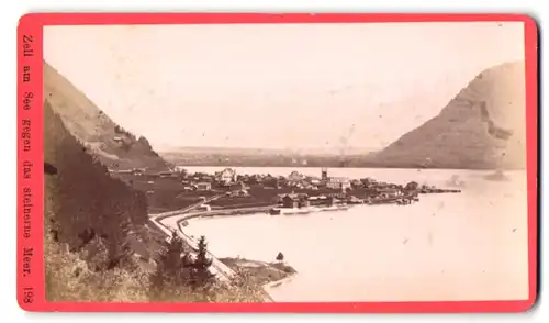 Fotografie Würthle & Spinnhirn, Salzburg, Ansicht Zell am See, Panorama mit steinernen Meer