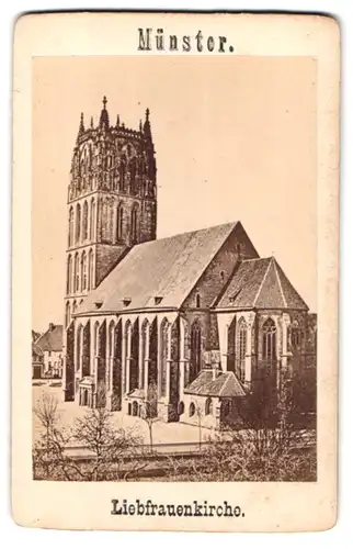 Fotografie Fotograf unbekannt, Ansicht Münster, Liebfrauenkirche