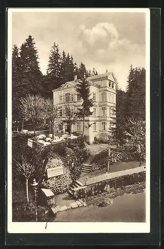 AK Friedrichroda / Thür., Hotel u. Pension Waldschlösschen von Richard Jahr