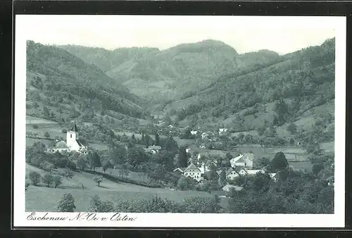 AK Eschenau, Teilansicht von Osten