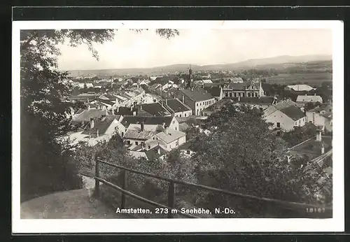 AK Amstetten, Blick auf die Stadt