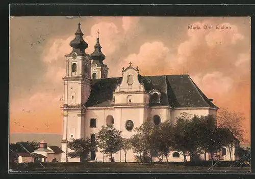 AK Rosenburg-Mold, Wallfahrtkirche Maria Drei Eichen