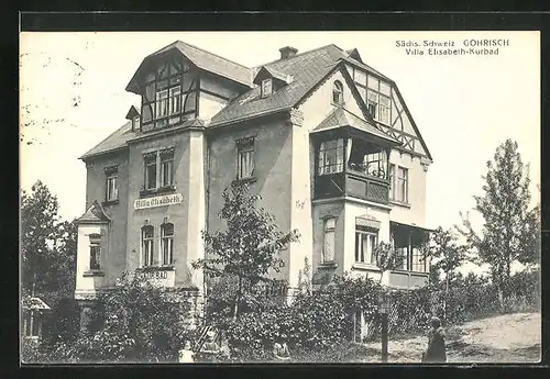 AK Gohrisch / Sächs. Schweiz, Villa Elisabeth-Kurbad