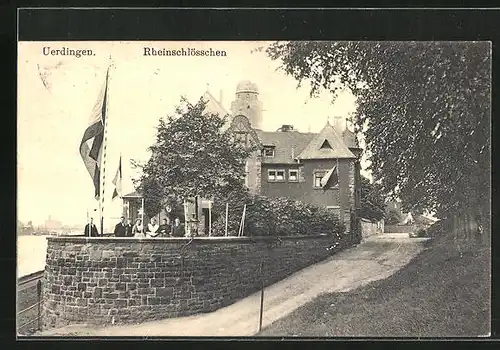 AK Uerdingen, Gasthaus zum Rheinschlösschen