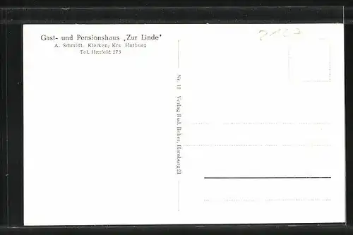 AK Klecken, Gasth- u. Pensionshaus zur Linde von A. Schmidt