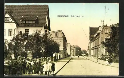 AK Barmstedt, Blick in die Bahnhofstrasse