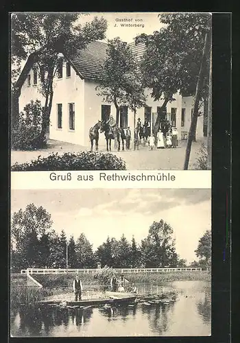 AK Rethwischmühle, Gasthof von J. Winterberg