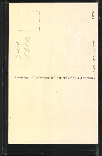 Künstler-AK Hildburghausen, Festpostkarte zum 600 jähr. Stadtjubiläum 1924, nackte Figuren an einem Wappen
