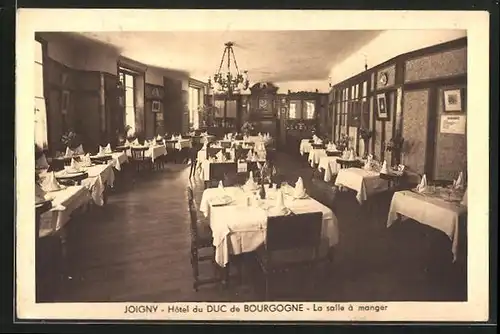 AK Joigny, Hotel du Duc de Bourgogne, La Salle a Manger