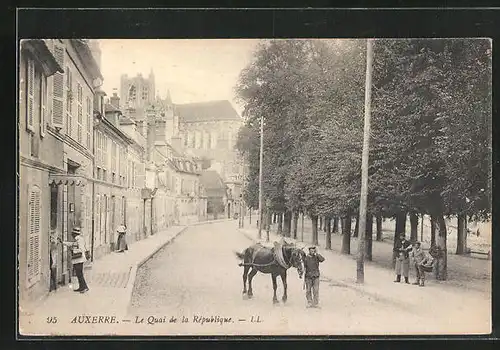 AK Auxerre, Le Quai de la Republique