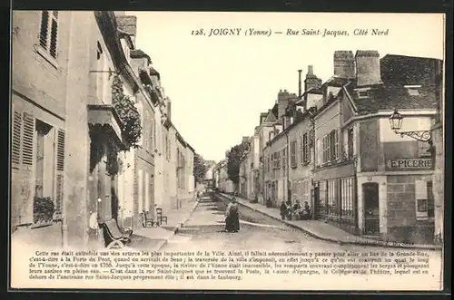 AK Joigny, Rue Saint-Jacques, Cote Nord