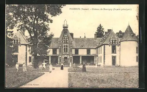 AK Perreux, Chateau de Montigny, Facade Principale