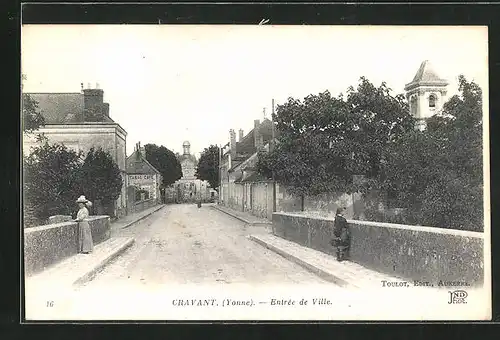 AK Cravant, Entree de Ville, Le Pont