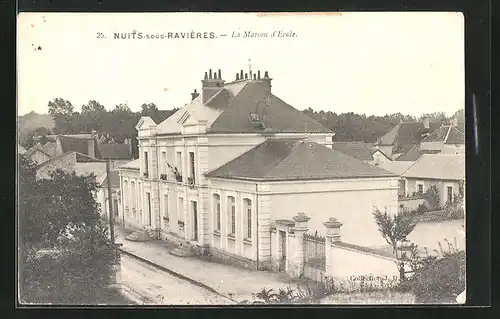 AK Nuits-sous-Ravieres, La Maison d`Ecole