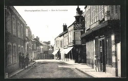 AK Champignelles, Rue du Commerce