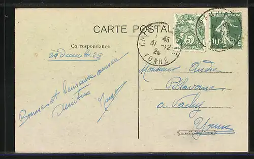 AK Champignelles, Place de la Republique