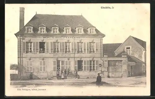 AK Chablis, Hotel de Ville, Republique Francaise