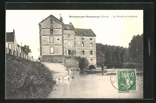 AK Brienon-sur-Armancon, Le Moulin et le Pertuis