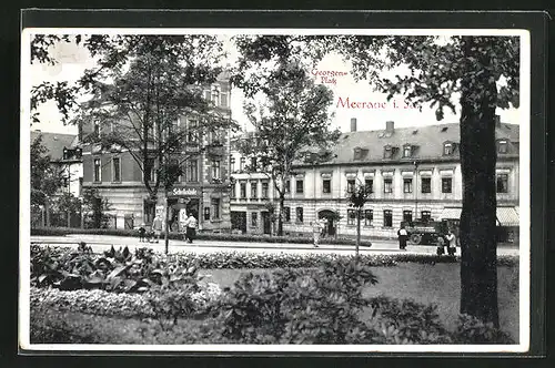 AK Meerane i. Sa., auf dem Georgenplatz