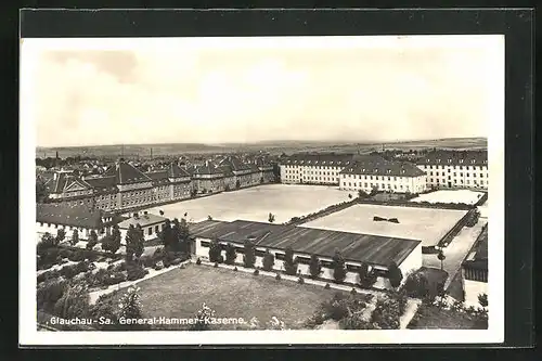 AK Glauchau i. Sa., Blick über die General-Hammer-Kaserne