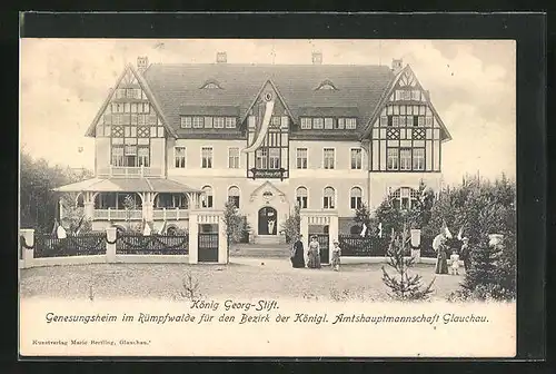 AK Glauchau i. Sa., vor dem König Georg-Stift