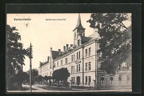 AK Aschersleben, vor dem Katharinen-Hospital