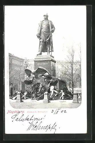AK Magdeburg, Bismarck-Denkmal