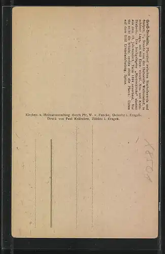 AK Gross-Drebnitz i. S., Blick auf die Kirche