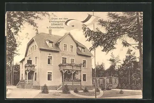 AK Dänkritz, Erholungsheim mit Garten