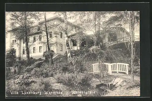 AK Warmbad bei Wolkenstein, Villa Luxenburg