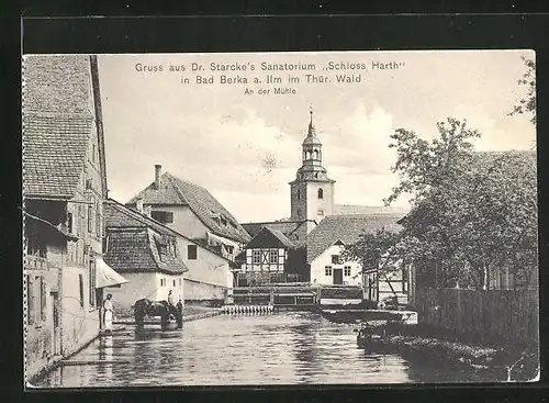 AK Bad Berka, Dr. Starcke Sanatorium Schloss Harth