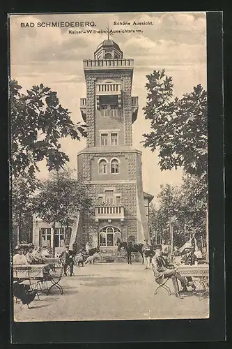 AK Bad Schmiedeberg, Kaiser Wilhelm-Aussichtsturm