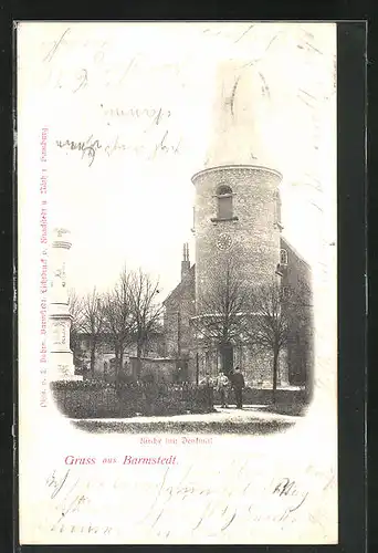 AK Barmstedt, Denkmal vor der Kirche