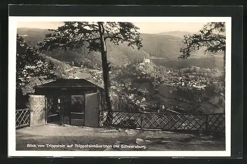 AK Schwarzburg, Blick vom Trippstein