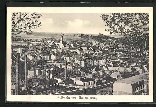 AK Rosswein, Panoramablick vom Hasensprung