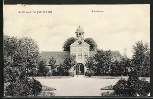 AK Augustenburg, Platzpartie am Schlossturm