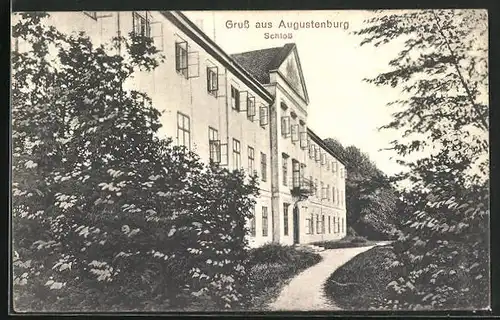 AK Augustenburg, Partie vor dem Schloss